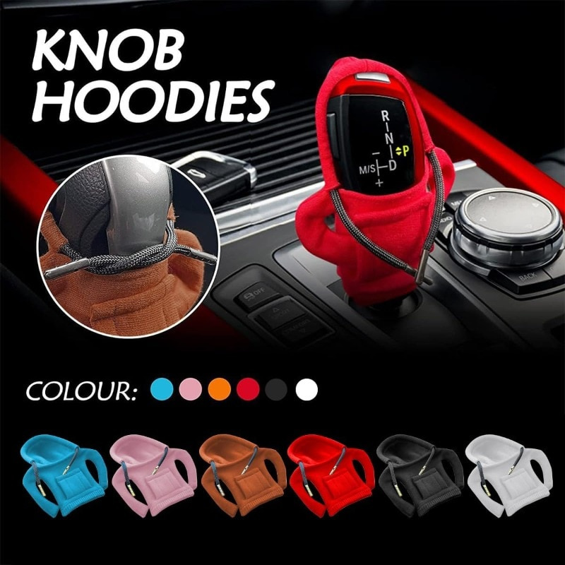 Universal Gear Knob Cover Hoodies Handle Cover Gear Grip Handle Knob  Creativity Sweatshirt Nonslip Car Decoration - CJdropshipping