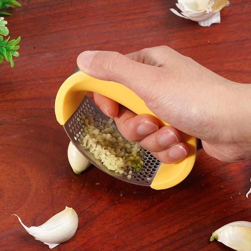 Dropship Stainless Steel Garlic Press Crusher Manual Garlic Mincer Chopping Garlic  Tool Fruit Vegetable Tools Kitchen Accessories Gadget to Sell Online at a  Lower Price