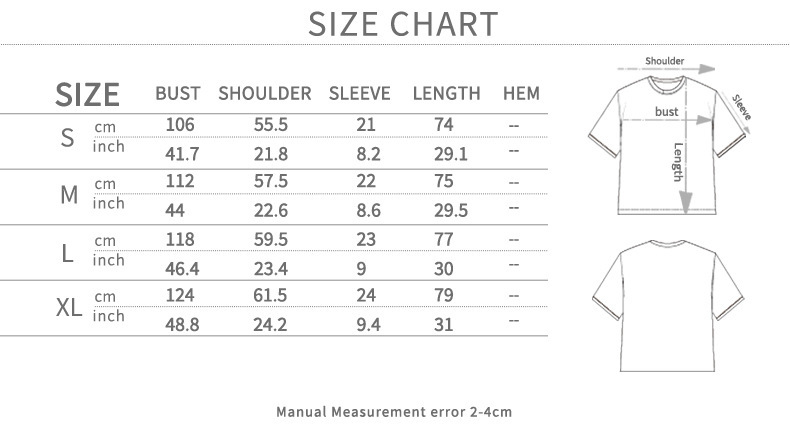 Diphon - Short-Sleeve Crew Neck Plain Lettering Embossed T-Shirt