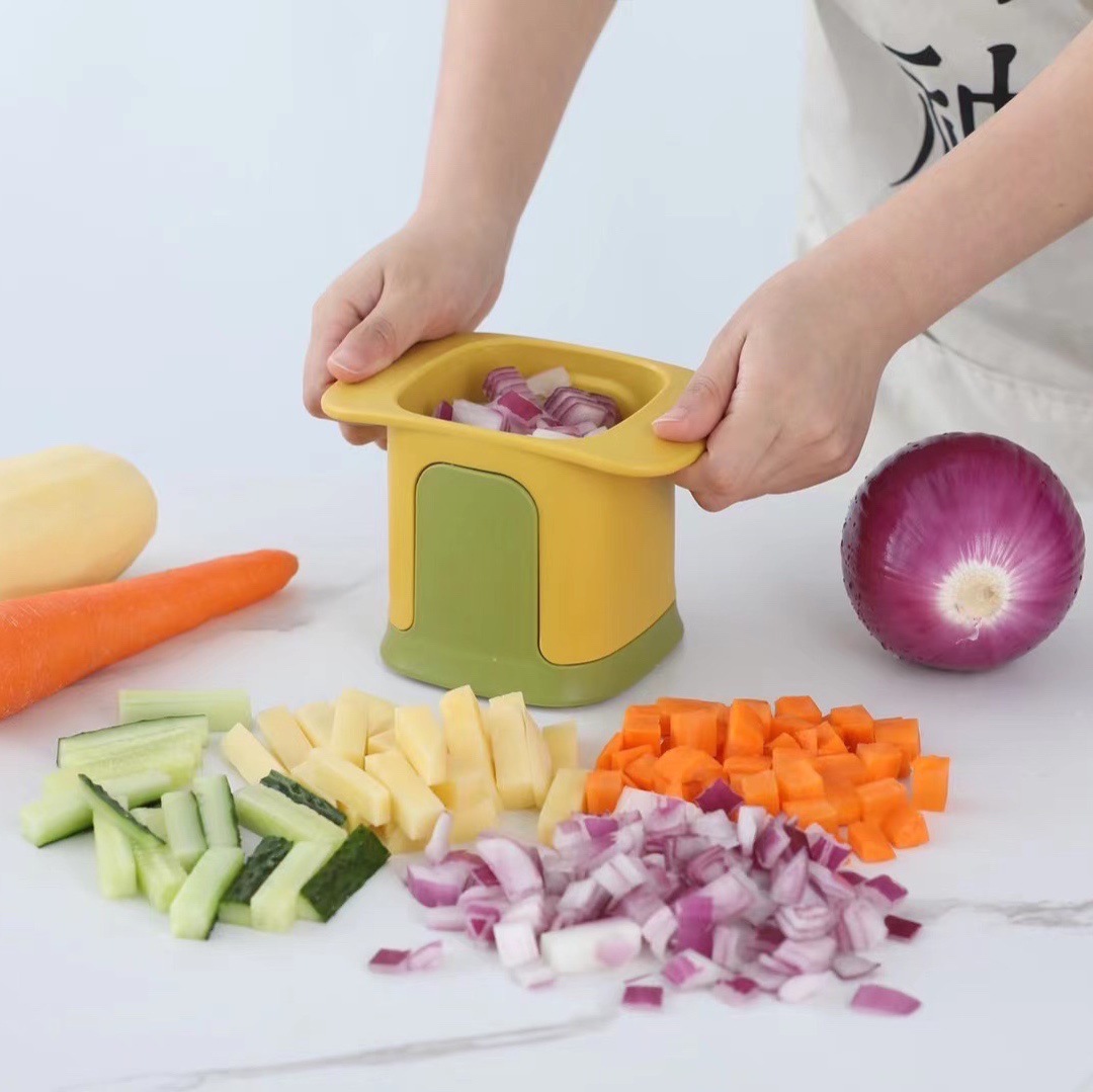 Multi-Function Vegetable Chopper Carrots Onion Potato Slicer Cutter  Adjustable Slicer For Kitchen Convenience Vegetable Tool