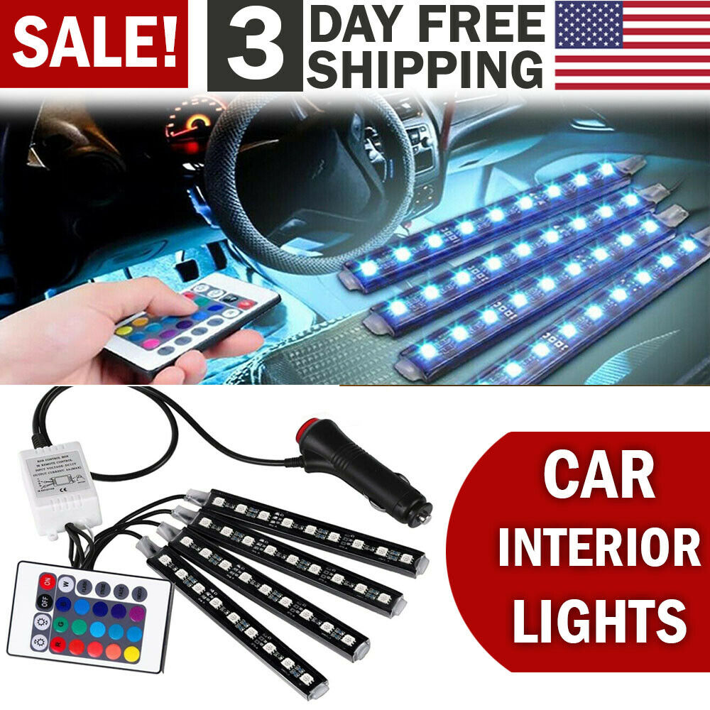 RGB LED Strip Lights Atmosphere Neon LED Light Bar For Car Product