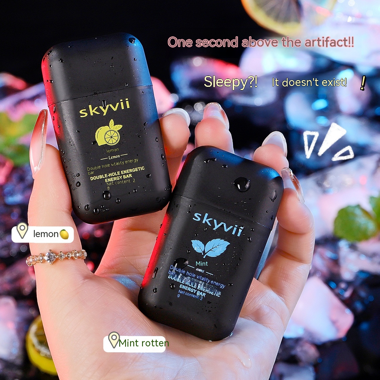 Skyvii Double-hole Vitality And Refreshing Energy Bar Sober Stick