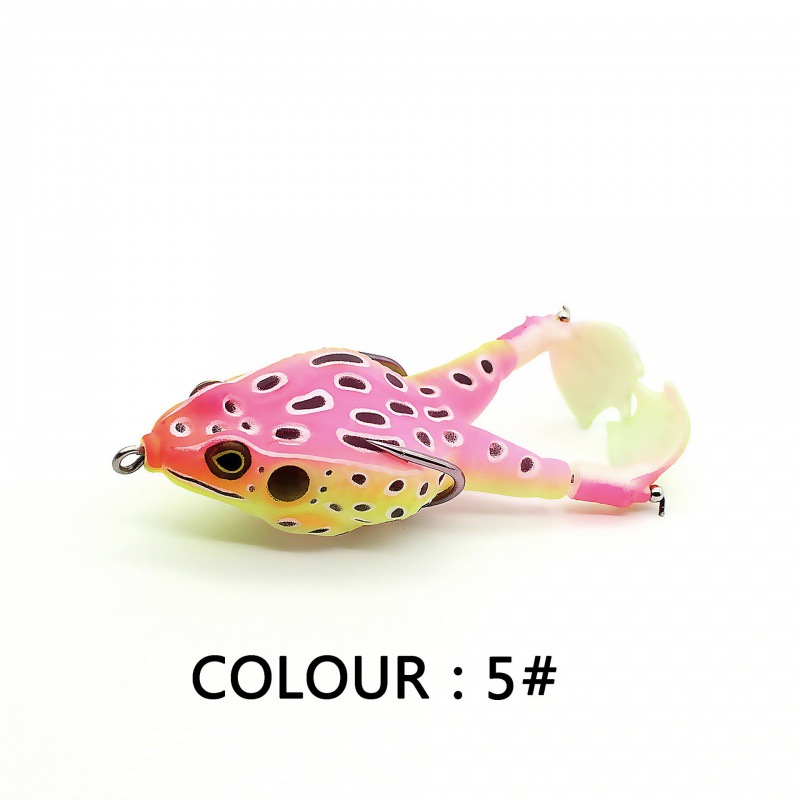 Topwater Fishing Lure Double Propeller Frog Soft - CJdropshipping