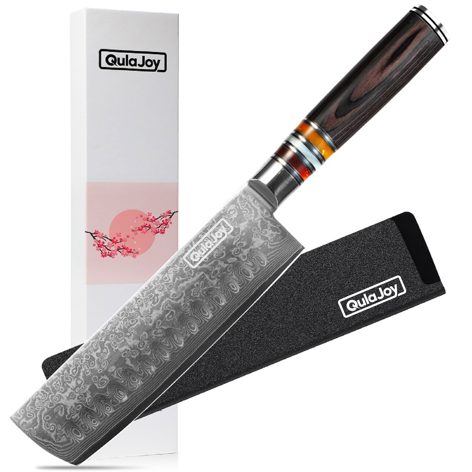 Kegani Meat Cleaver Knife - Heavy Duty Hand Forged Butcher Knife