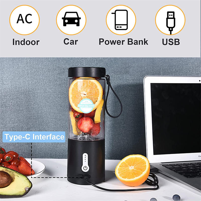 USB Small Portable Blender Home Mini Juicer Cup For Kitchen Tools -  CJdropshipping