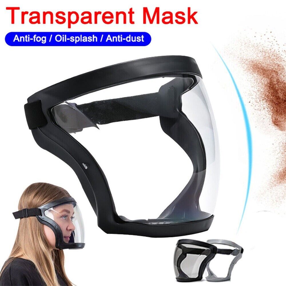 Full Face Super Protective Mask Anti-fog Shield Safety Transparent Head  Cover - CJdropshipping