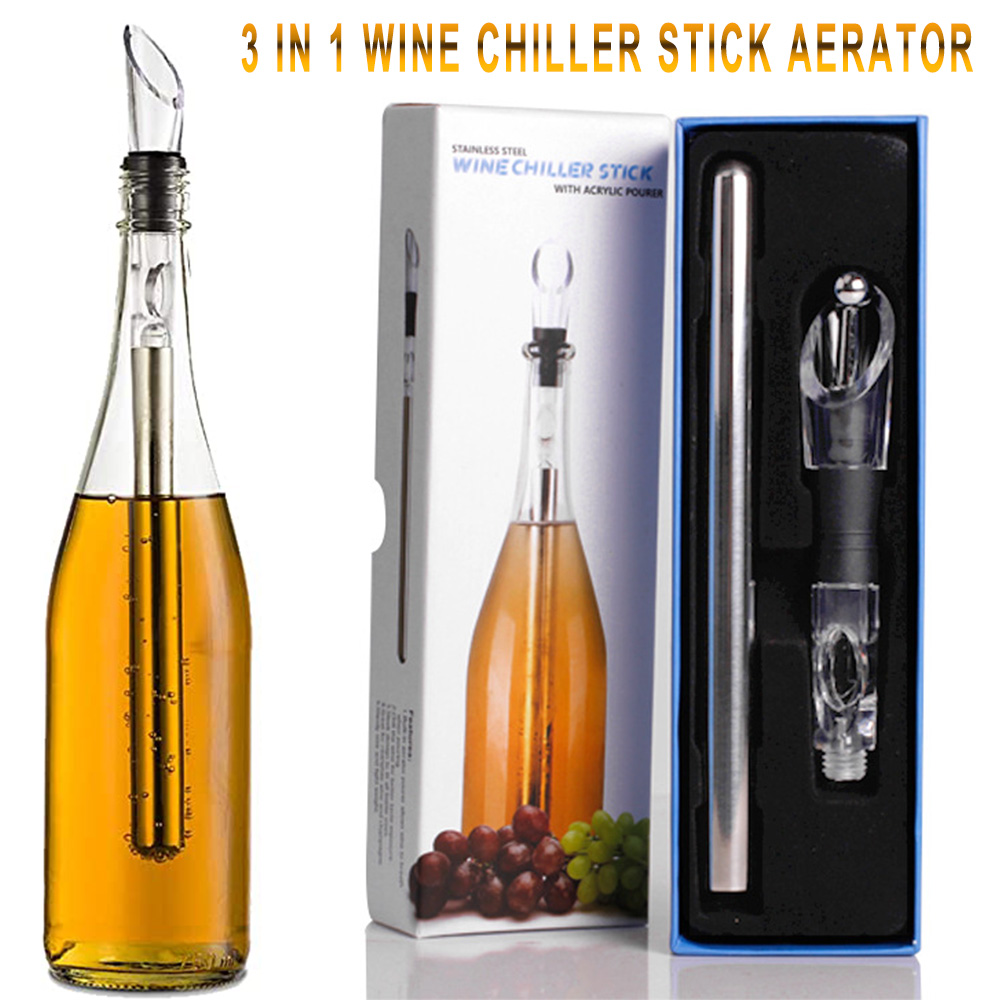Custom Printed Wine Bottle Chiller Aerators