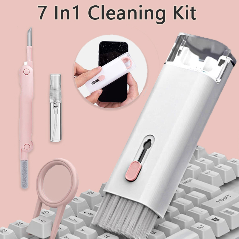 7 in 1 Multifunctional Cleaning Brush Kit Keyboard Cleaner Laptop  Bluetooth-compatible Earphone Dust Cleaning Tools Dropshipping