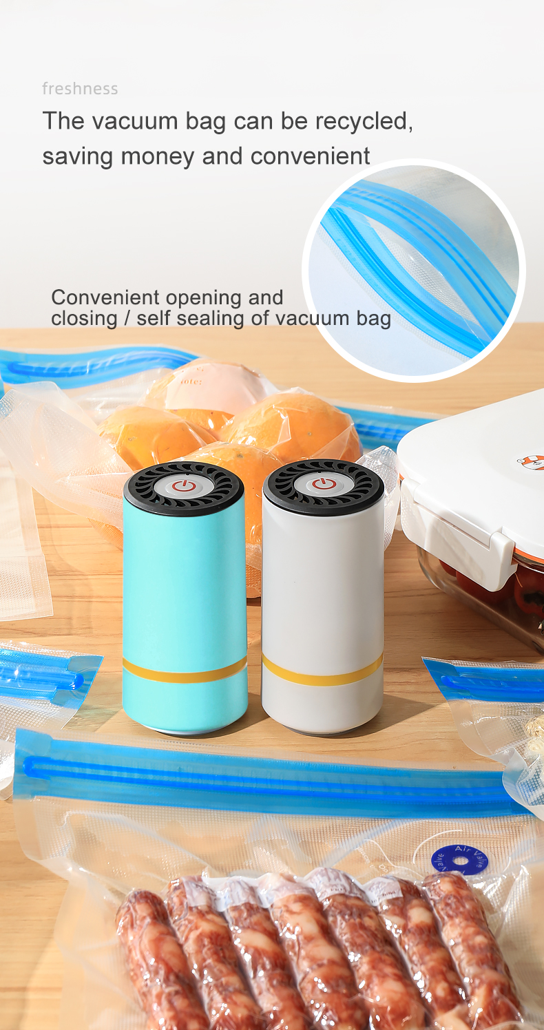 FreshDaddy™ Compact Electric Vacuum Sealer