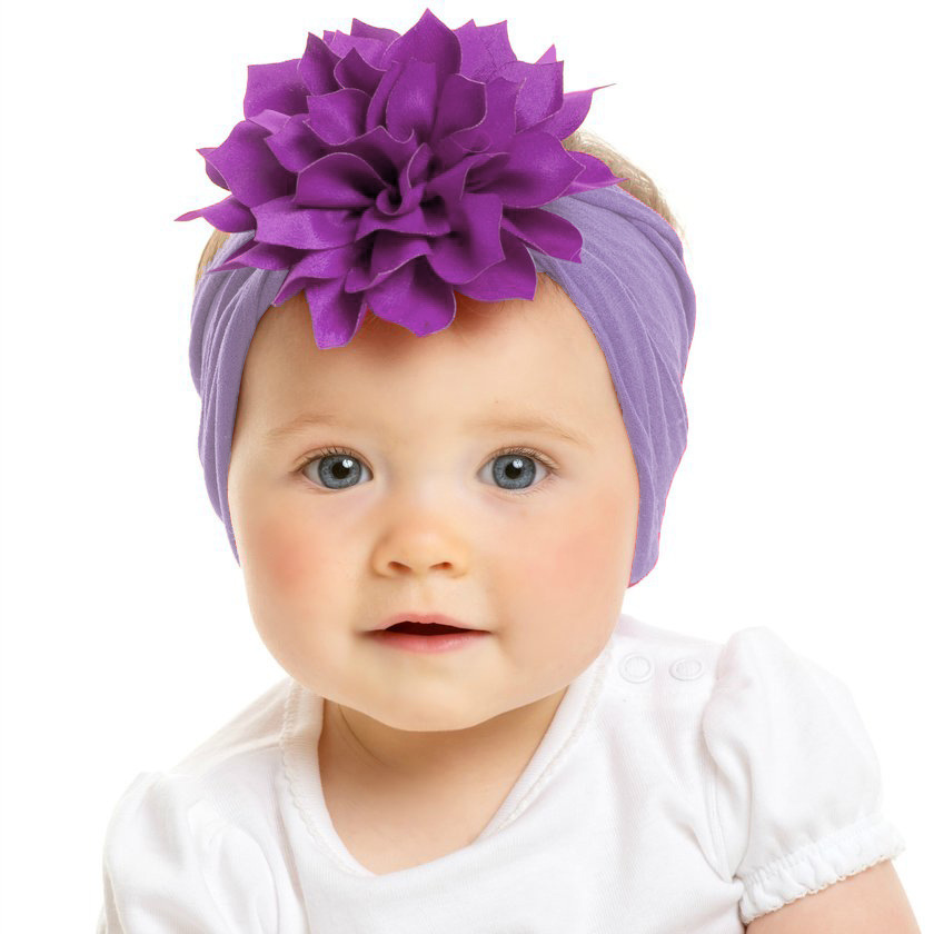 Nylon Lotus Leaf Hairband for Children - MAMTASTIC