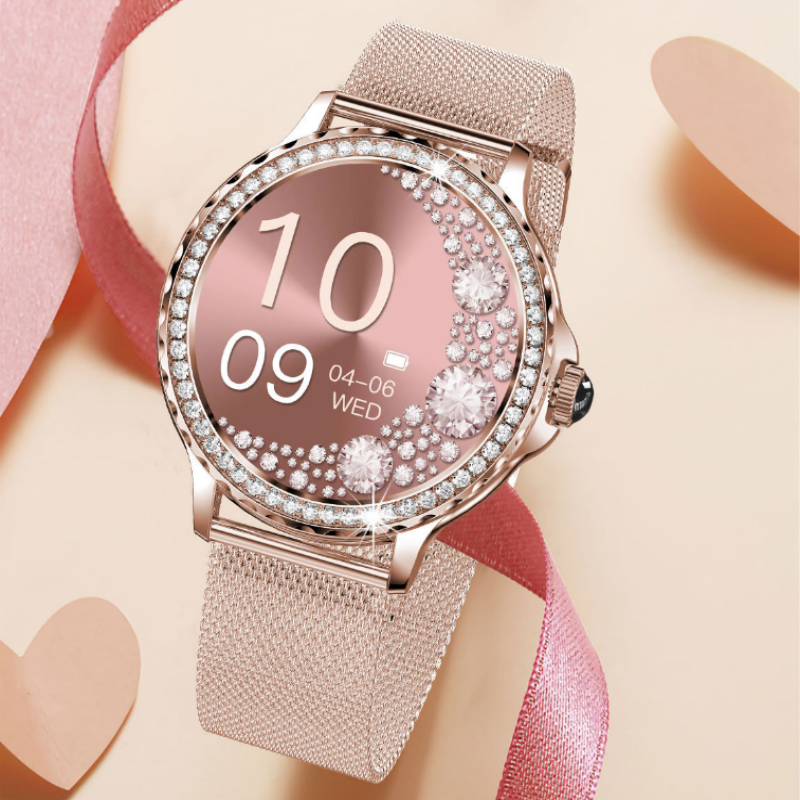 Bluetooth Calling Women's Diamond Smart Watch CJdropshipping