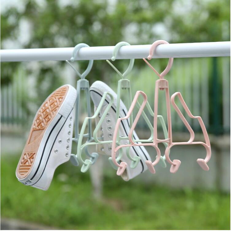 Plastic Balcony Multipurpose Shoe Hanging Rack CJdropshipping