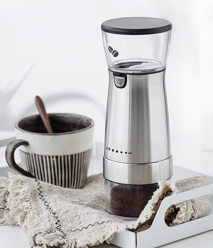 Electric Coffee Grinder Stainless Steel Blade Spice and Herb Grinders  Electric Bean Mill Adjustable Grind Settings Dropshipping