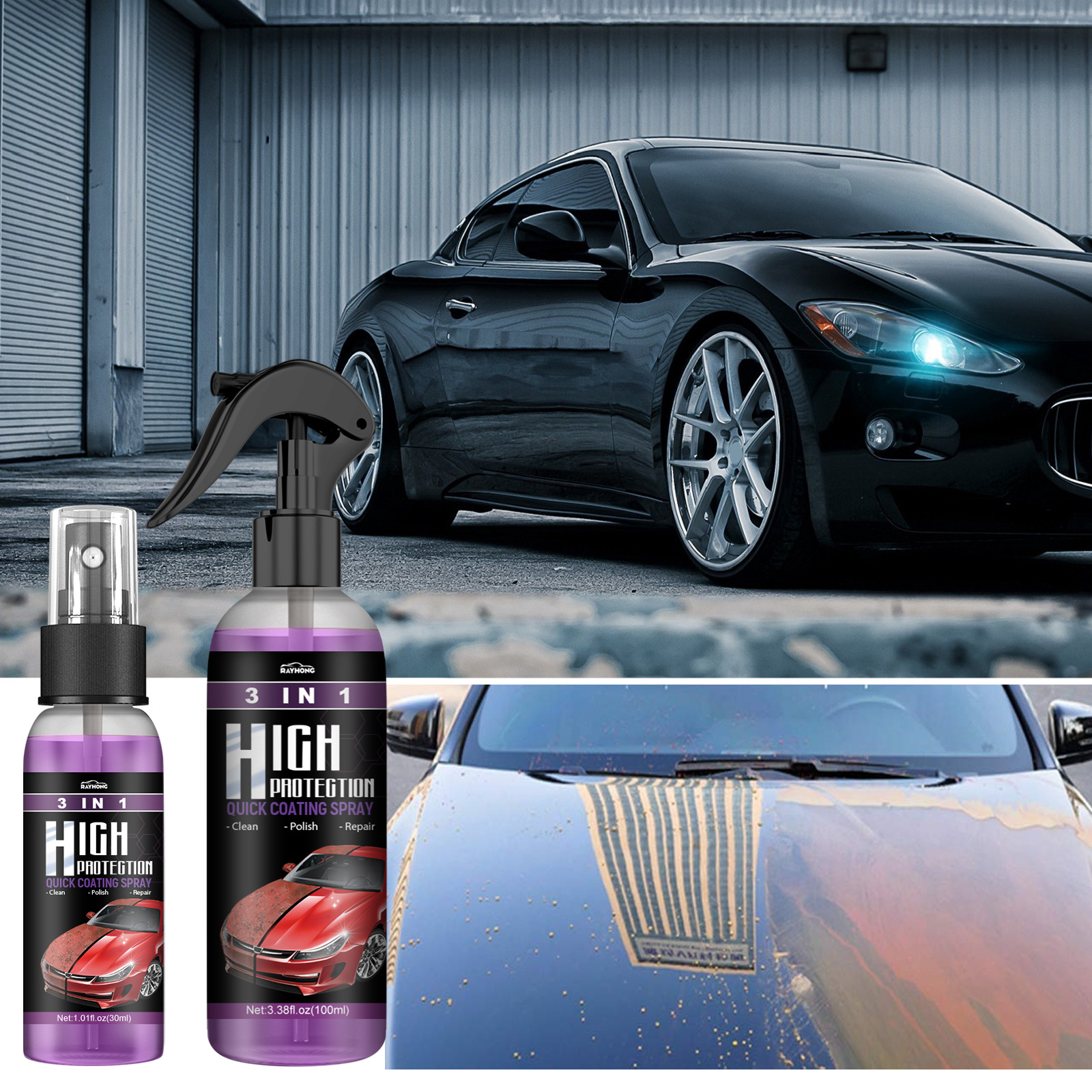 3 In 1 High Protection Fast Car Paint Spray Automatic - CJdropshipping