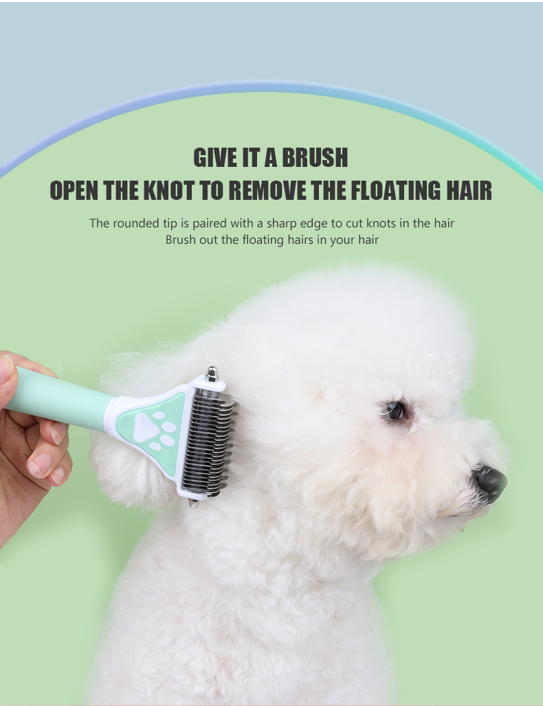 Dog brush that store cuts out knots