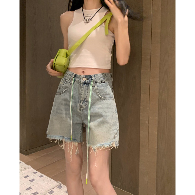 Retro Spicy Girl Denim Skirt Female Y2g Denim Skirt Design Sense