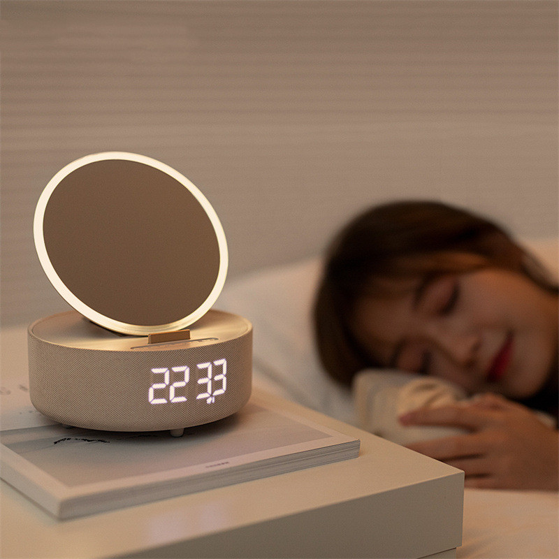 Smart Ambience Light Bluetooth Speaker Wireless Charger - CJdropshipping