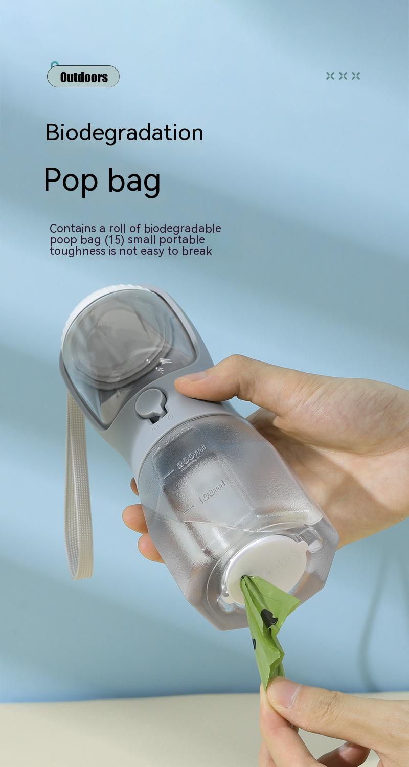 Dog Water Cup Drinking Food Garbage Bag Three-in-one Portable Small Mu –  Emerces