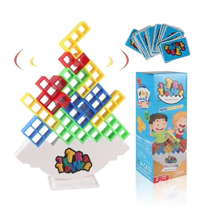 Stack Attack Game Viral Interactive Balance Stacking Block Board Game