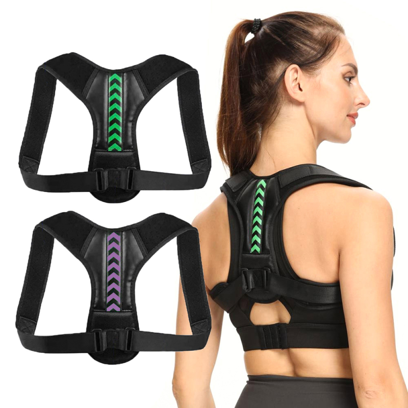 Breathable Elastic Double Shoulder Brace Back Support - China