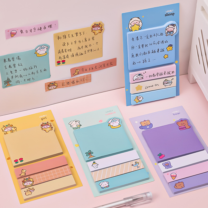Cartoon Sticky Notes Cute And Sticky - CJdropshipping