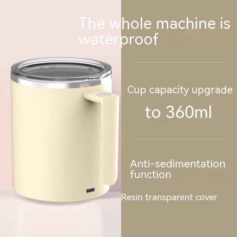 Electric Stirring Cup Full-automatic Magnetic Rotating Coffee Mug Charging  - CJdropshipping