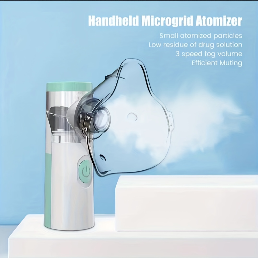 Portable Nebulizer Steam Inhaler, Handheld Mesh Nebulizers Cool Mist ...