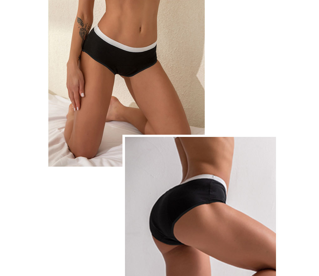 1Pc Women's Pocket Physiological Underwear Women's Leak Proof Widened Pure  Cotton Crotch Large Medium High Waist Sanitary Pants Beige 4XL