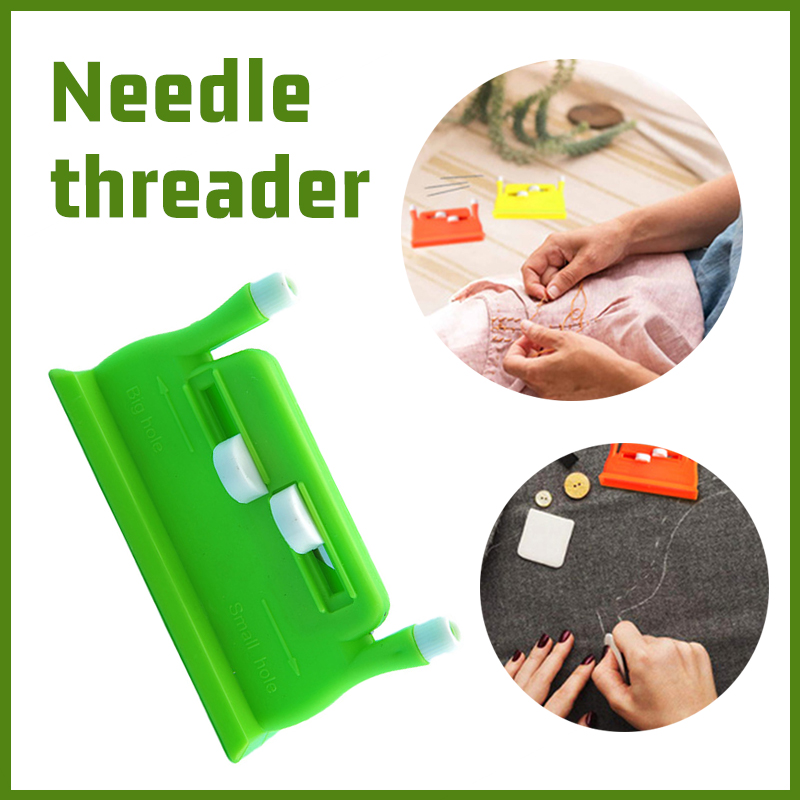  Auto Needle Threader, Needle Threaders for Hand Sewing, Needle  Threader Tool, Needle Threaders for Embroidery Floss, Easy Threader for  Machine and Hand Sewing -4PCS Yellow