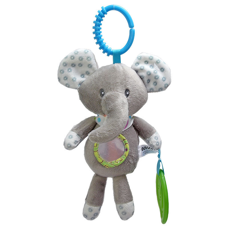 Baby Bedside Plush Fabric Rattle with Wind Chime - MAMTASTIC