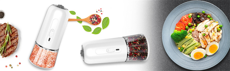 Dropship Electric Salt And Pepper Grinders Stainless Steel Automatic Gravity  Herb Spice Mill Adjustable Coarseness Kitchen Gadget Sets to Sell Online at  a Lower Price