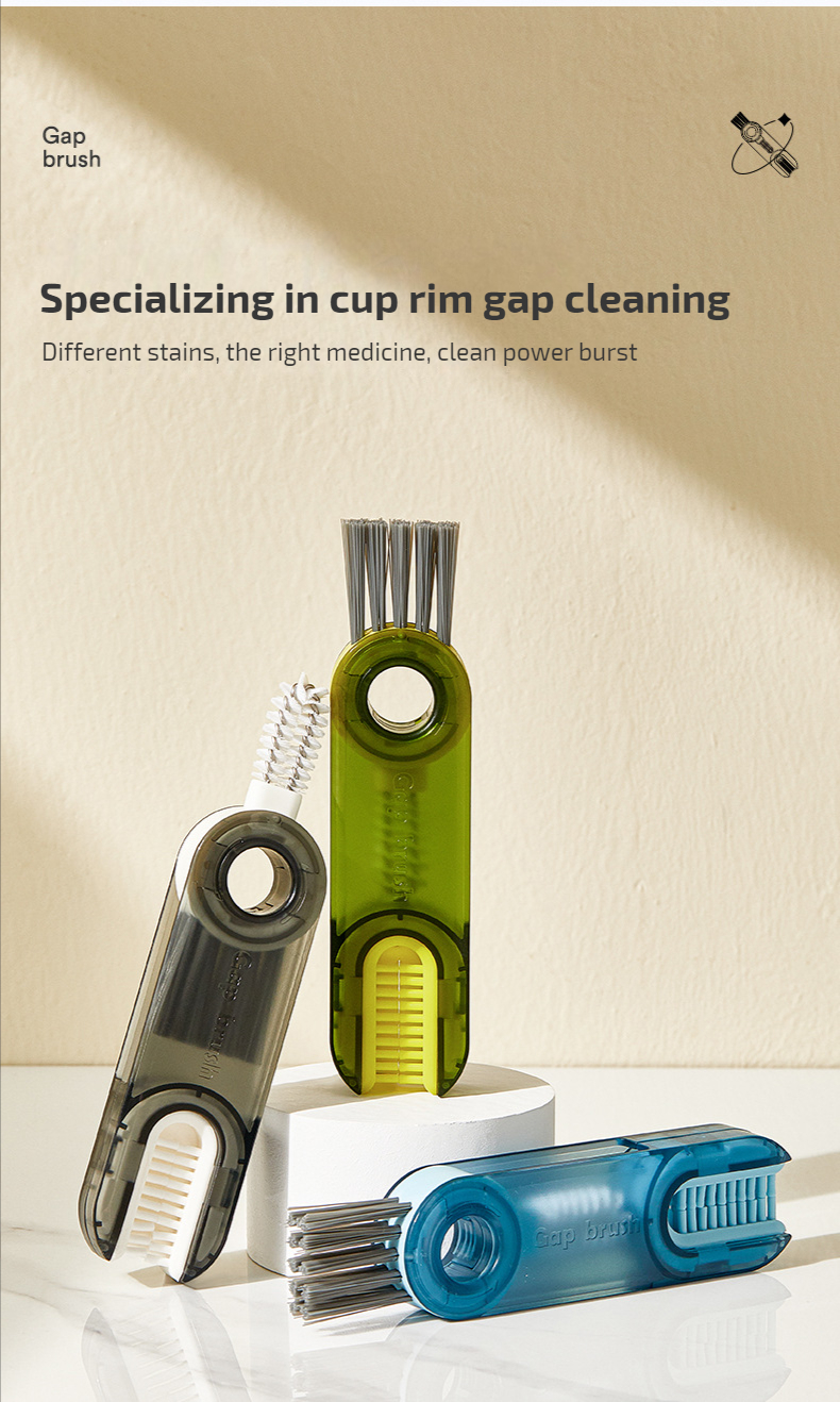 Small Crevice Cleaning Brushes for Small Spaces,3-in-1 Crevice Cleaning  Tools
