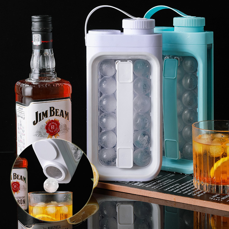 Ice Ball Maker Kettle Ice Cube Mold 2 In 1 Multi-function Ice Cube