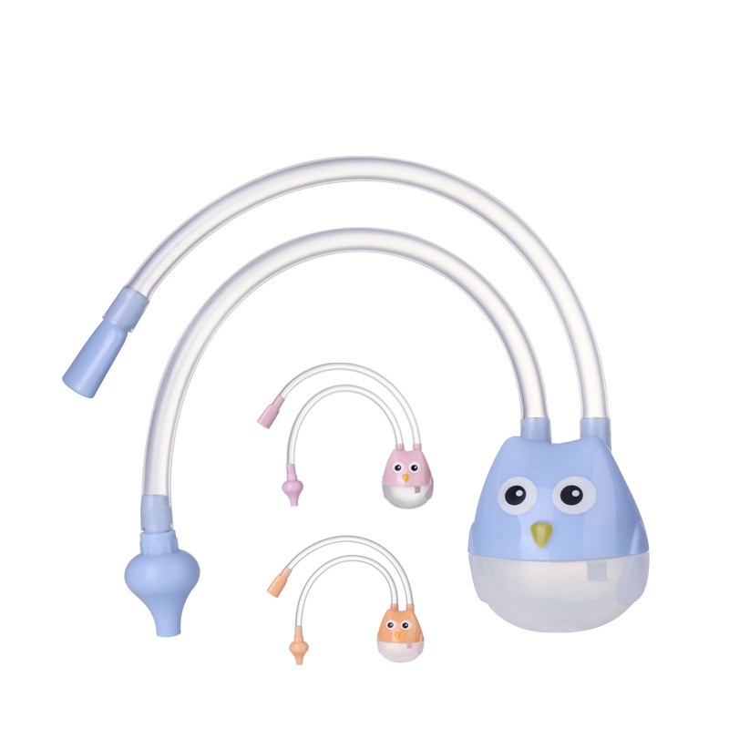 Baby Nasal Aspirator with Owl Design - Gentle and Effective - MAMTASTIC