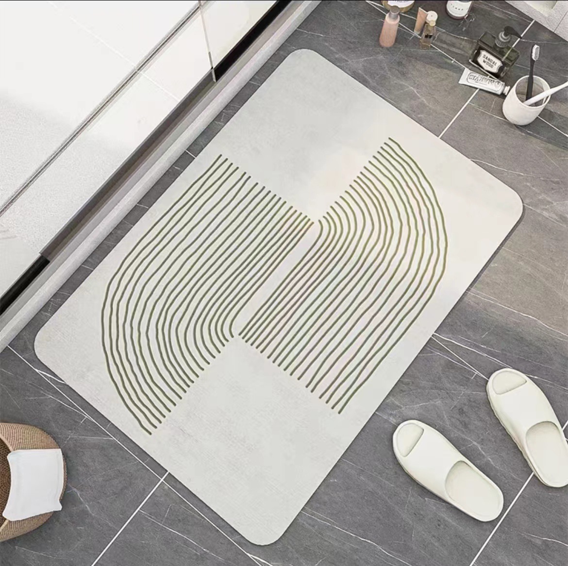 Dropship Diatomite Bathroom Super Absorbent Mat Non-slip Home Kitchen  Toilet Quick Drying Floor Mats Room Doormat Oil Proof Floor Mats to Sell  Online at a Lower Price