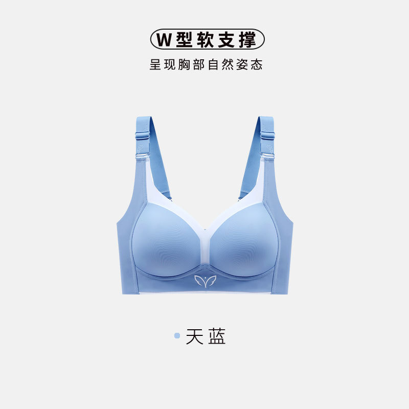 Thin Cup Plus Size Smooth Smooth Full Cup Adjustable Underwear Women's  Push-up Anti-sag Bra Retraction Bra Bra - CJdropshipping