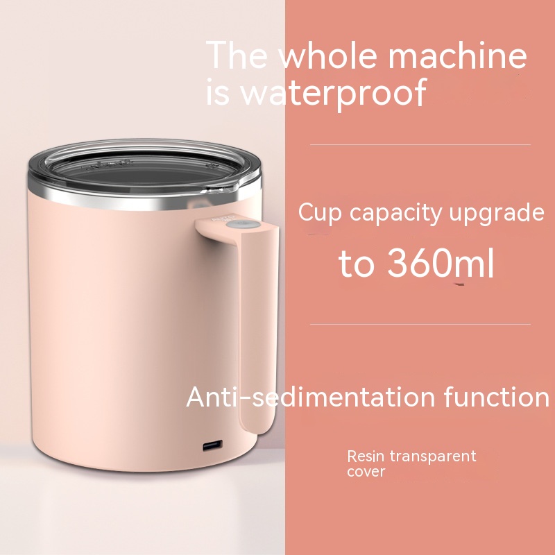 Electric Stirring Cup Full-automatic Magnetic Rotating Coffee Mug Charging  - CJdropshipping