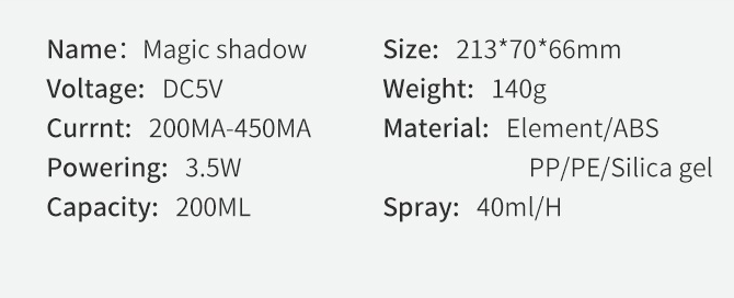 Magic Shadow USB Air Humidifier