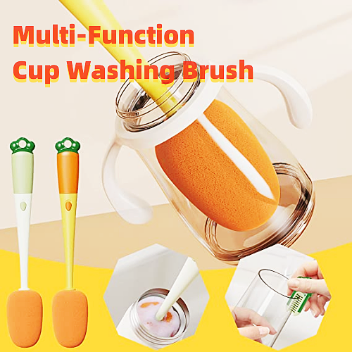 3 in 1 Multipurpose Bottle Gap Cleaner Brush, 3 in 1 Tiny Bottle Cup Lid  Detail Brush, 3 in 1 Multifunctional Cleaning Brush, Multi-Functional  Crevice