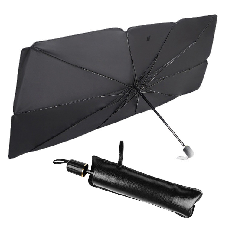 Home Times Windshield Sun Shade,Summer Foldable Umbrella Car Sun