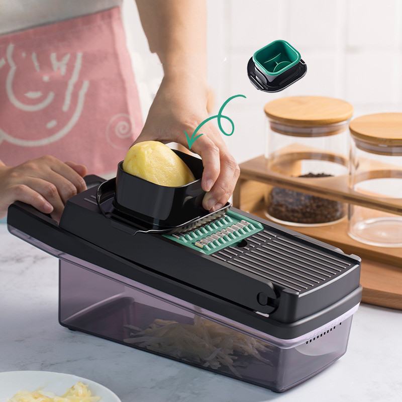 SPLMIFA Vegetable Chopper - Adjustable Vegetable Slicer - Kitchen Gift  Gadget 