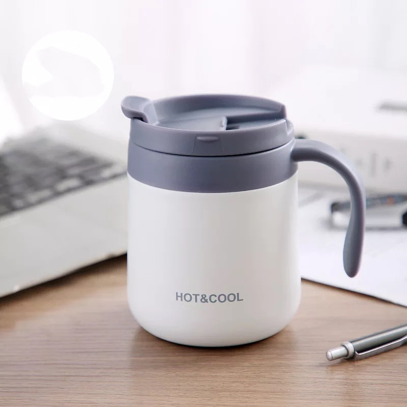 Capacity: 400ml Stainless Steel Vacuum Coffee Flask, For office