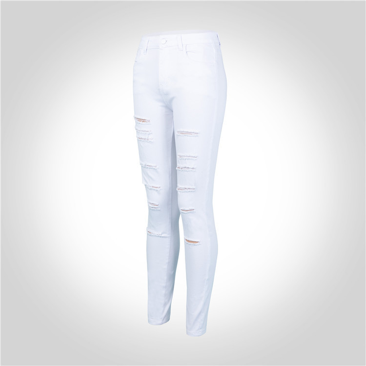 vbnergoie Womens Skinny Jeans Casual Mid Waist Pants Trousers Pockets  Classic Denim Jeans Worn Out Jeans for Women White Pants for Women Jeans  Ripped 