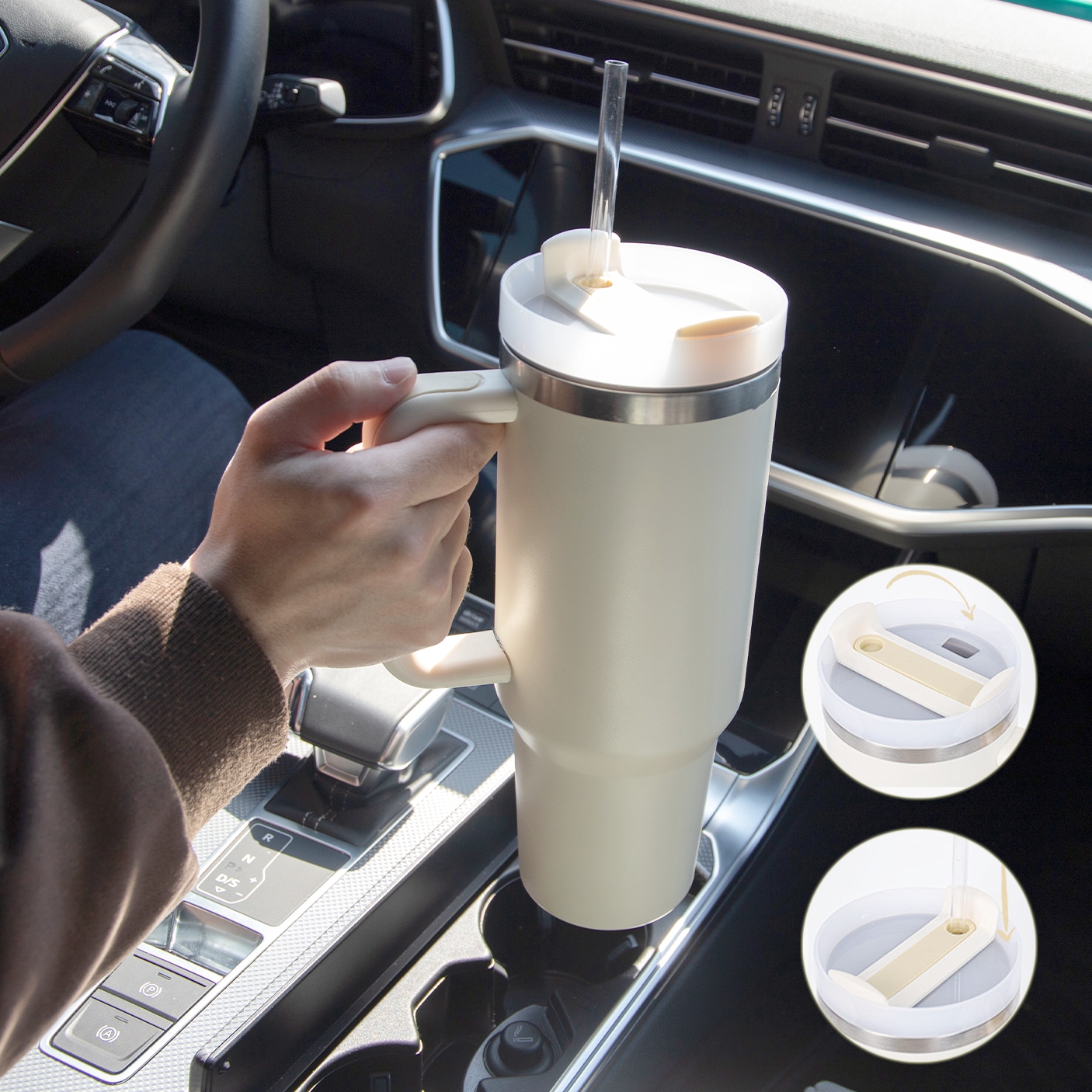 40 Oz Stainless Steel Coffee Travel Mug Spill Proof Portable Thermal Cup  Tumbler 40 Oz with Lid for Car - China 40 Oz Stainless Steel Coffee Cup and  40oz Car Cup price