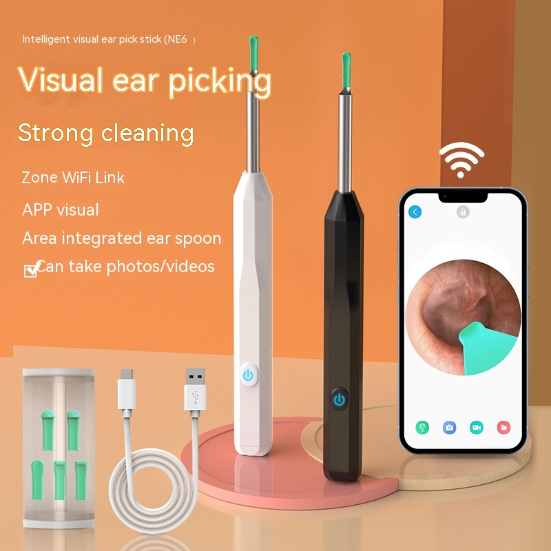 Children's NE6 Visual Earpick Wireless Cleaning - CJdropshipping