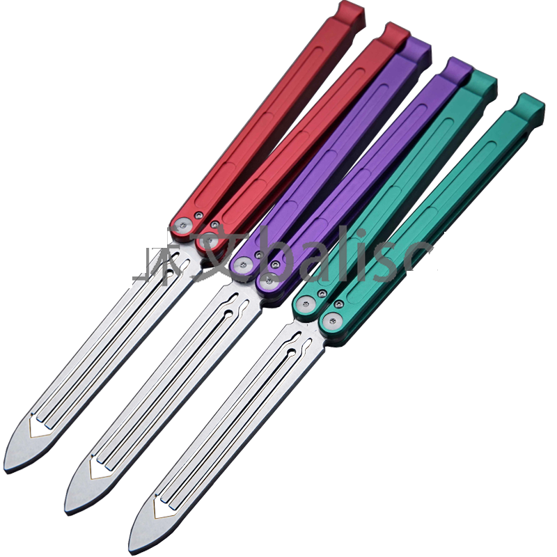 Swordfish Tuning Fork Balisong Trainer Channel Aluminium Handle