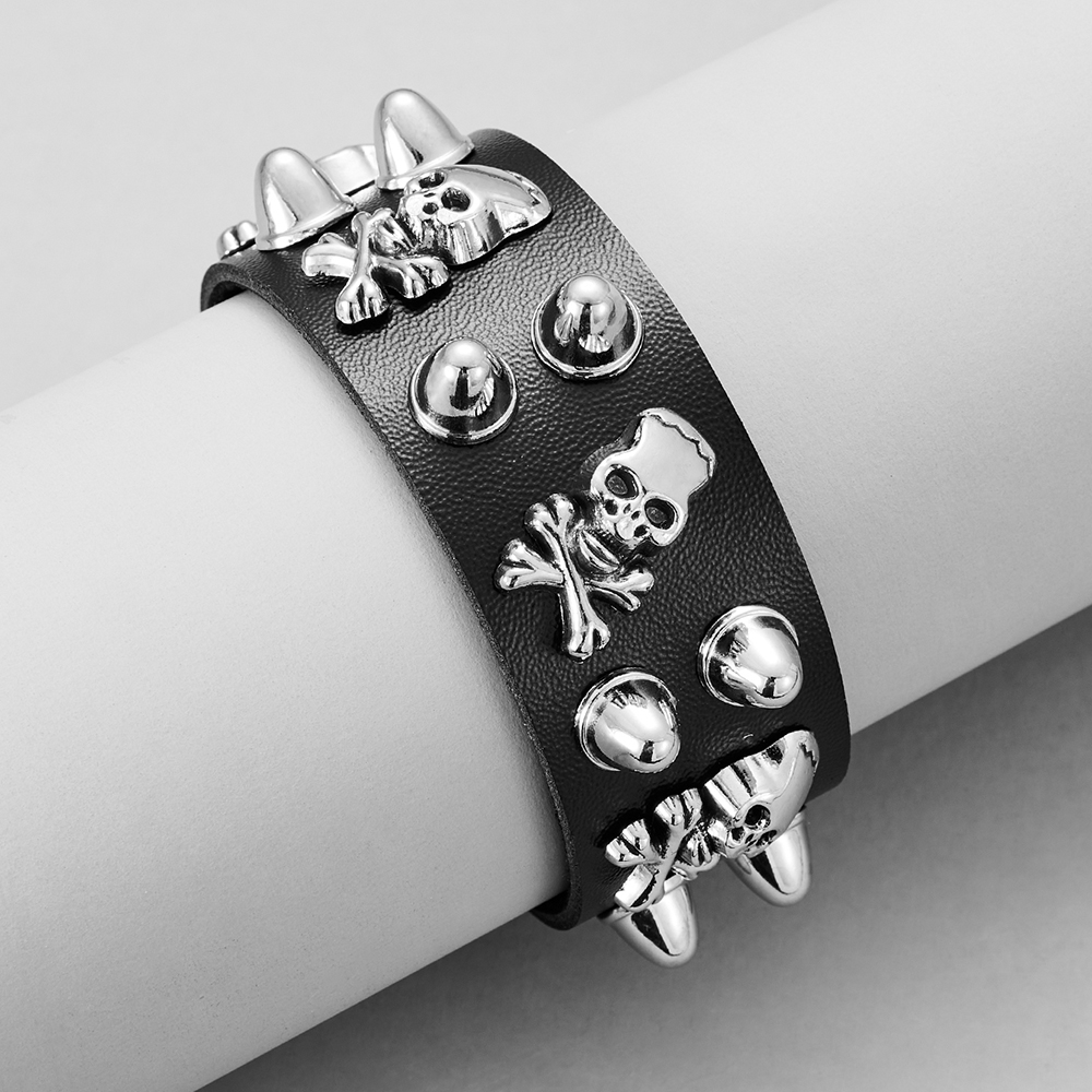 Gothic Men Multi-layer Hand Twin Braids Rope Scorpion Leather Bracelet | Gothic  bracelet, Simple cuff bracelet, Leather bracelet