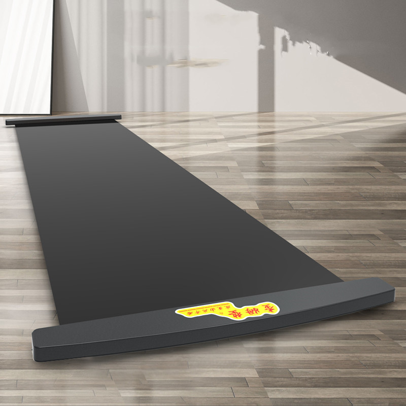 Slide Board with Stop Ends, 180x50cm Hockey Skating Training Sliding Mat  with