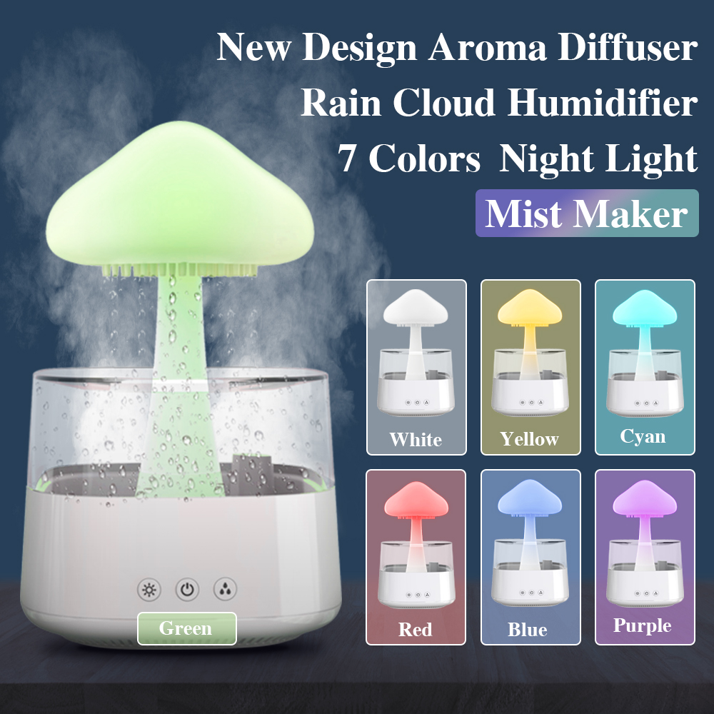 Wholesale Raining Cloud Aroma Mushroom Lamp Aromatherapy Essential Oil –  VaryVerse
