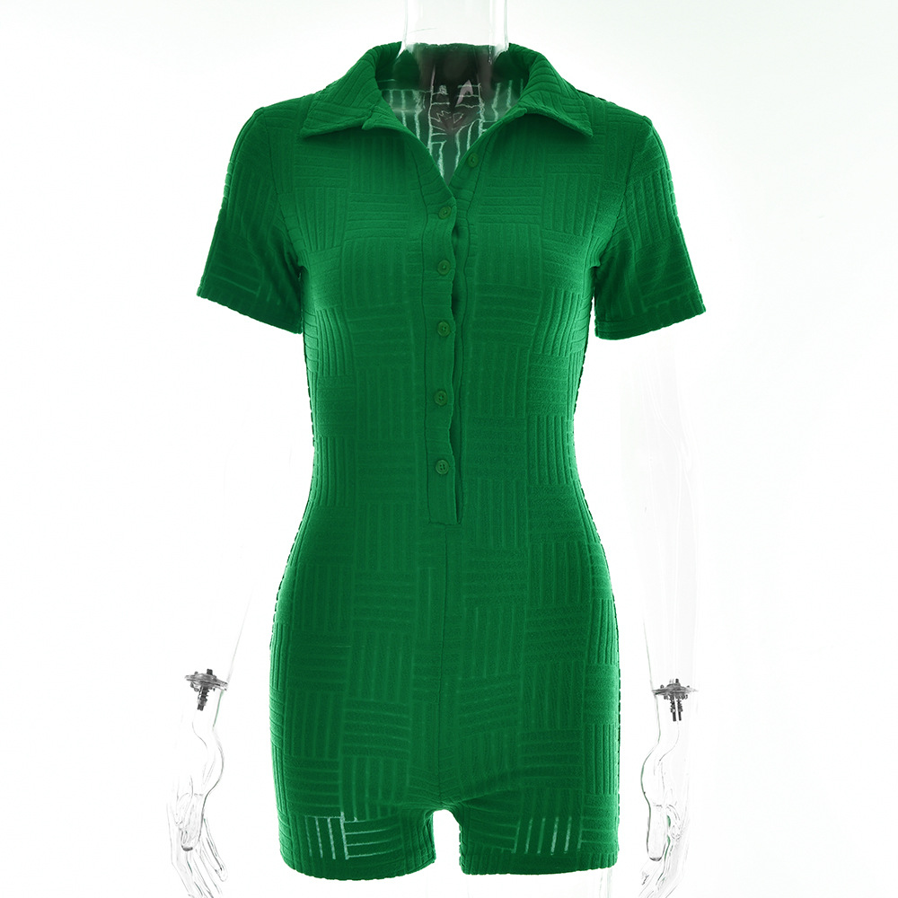 Green clearance polo jumpsuit